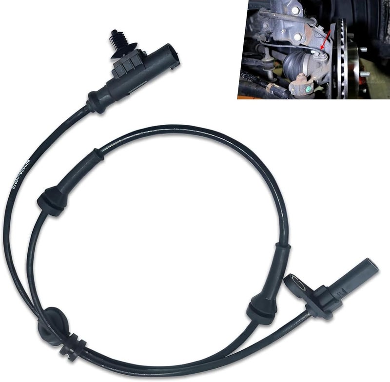 dawfall Pack-1 Automobile Wheel Speed Sensor, Anti-Lock Brake System Rear Left ABS Sensor, Directly Installed Standard Accessories Replacement 3630050U2010, Compatible with Heyue Models (Black) - Image 1